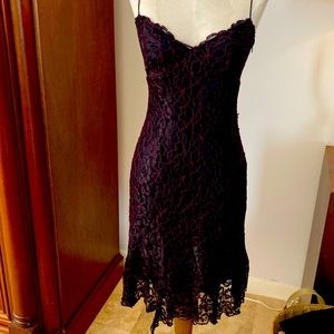 Betsy Johnson lace black dress 4